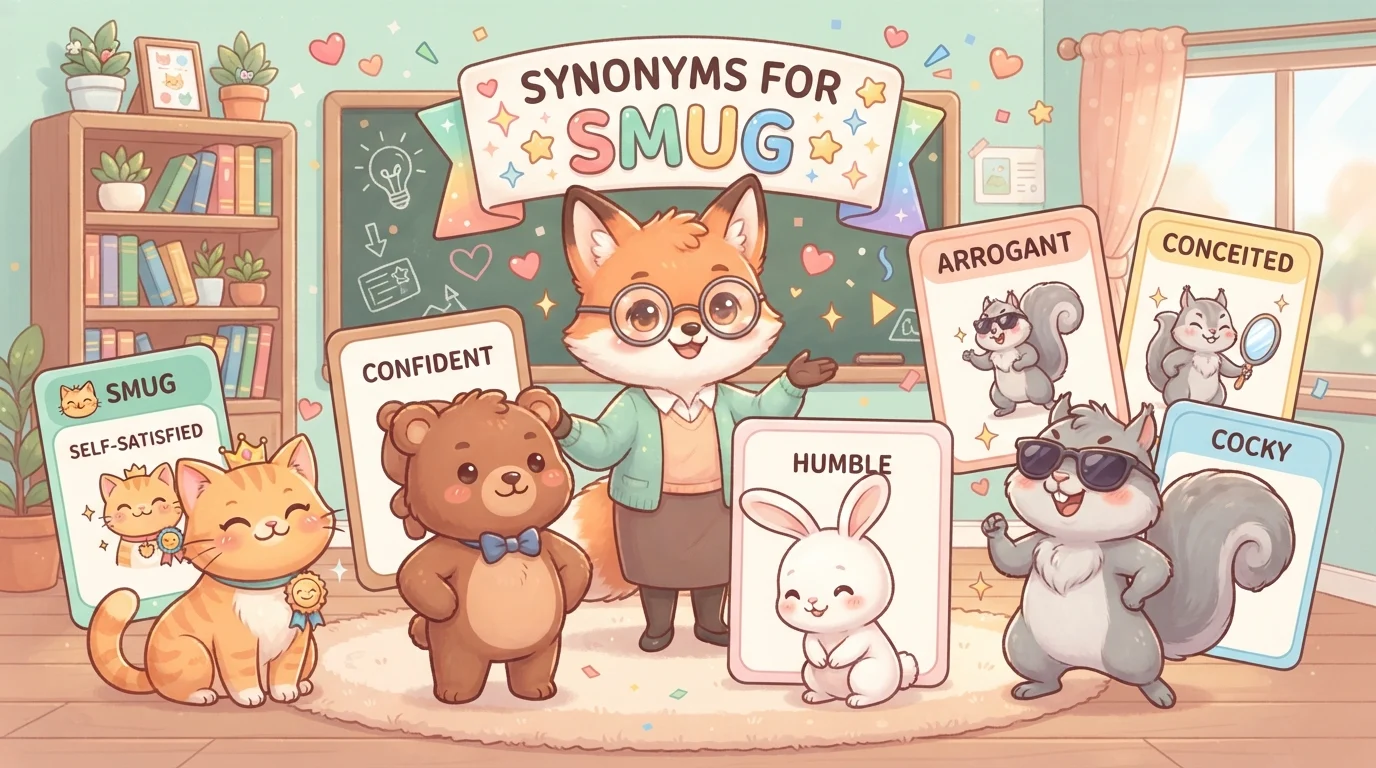 Synonyms for Smug