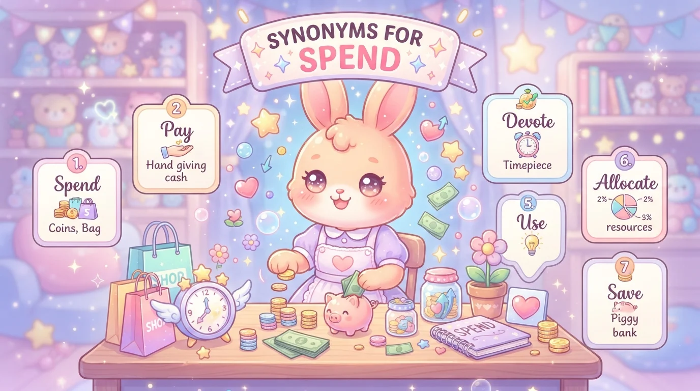 Synonyms for Spend