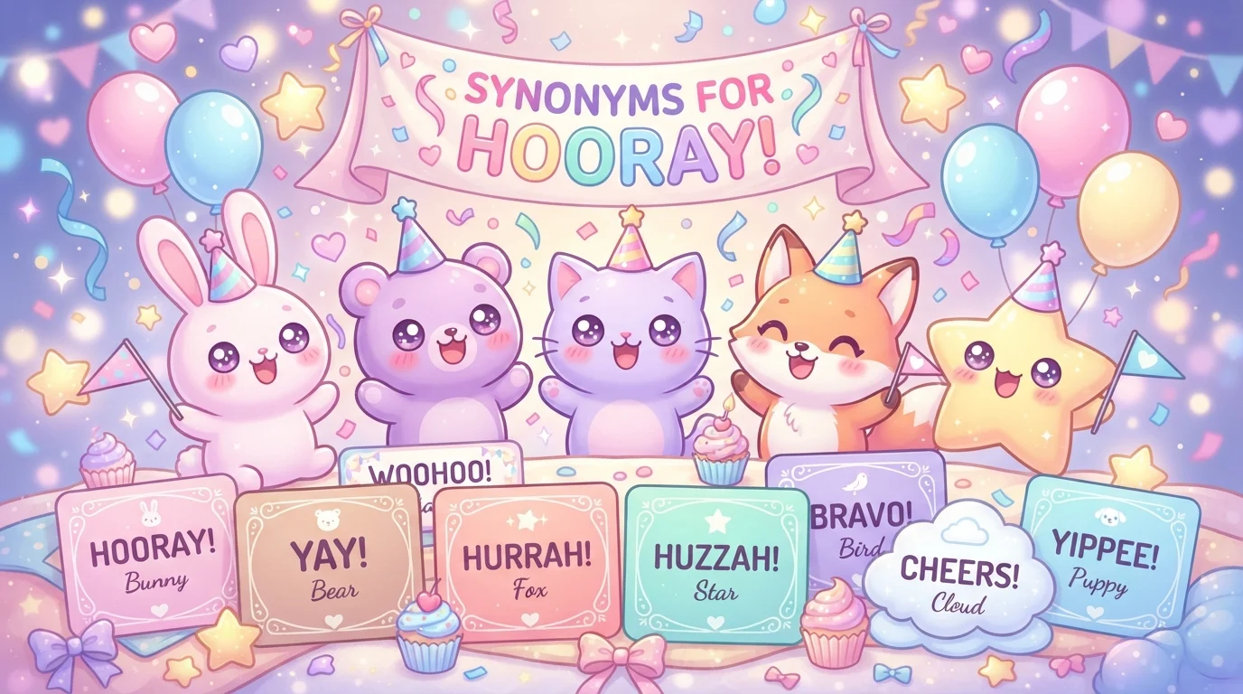 Synonyms for Hooray