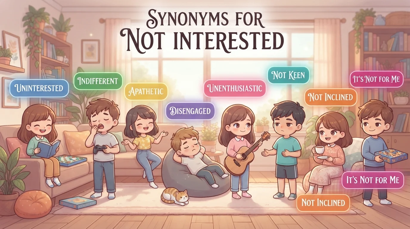 Not Interested Synonyms