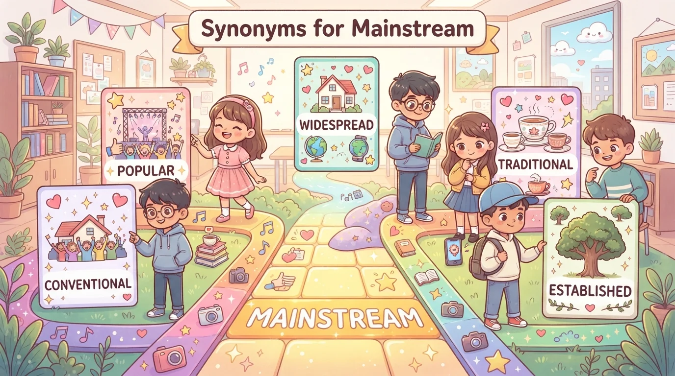 Synonyms for Mainstream