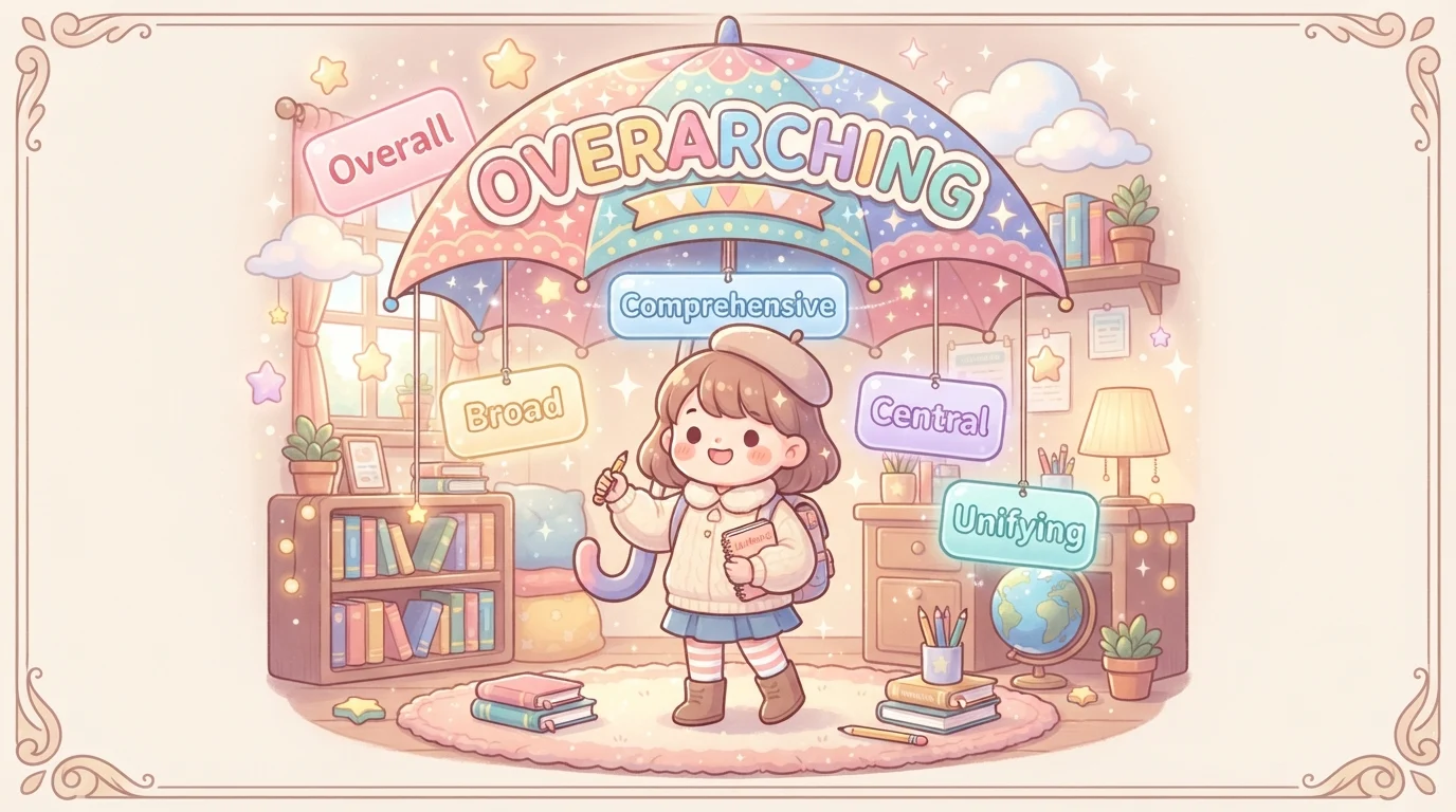 Synonyms for Overarching