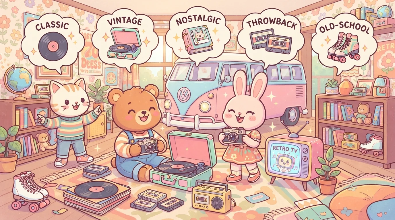 Synonyms for Retro