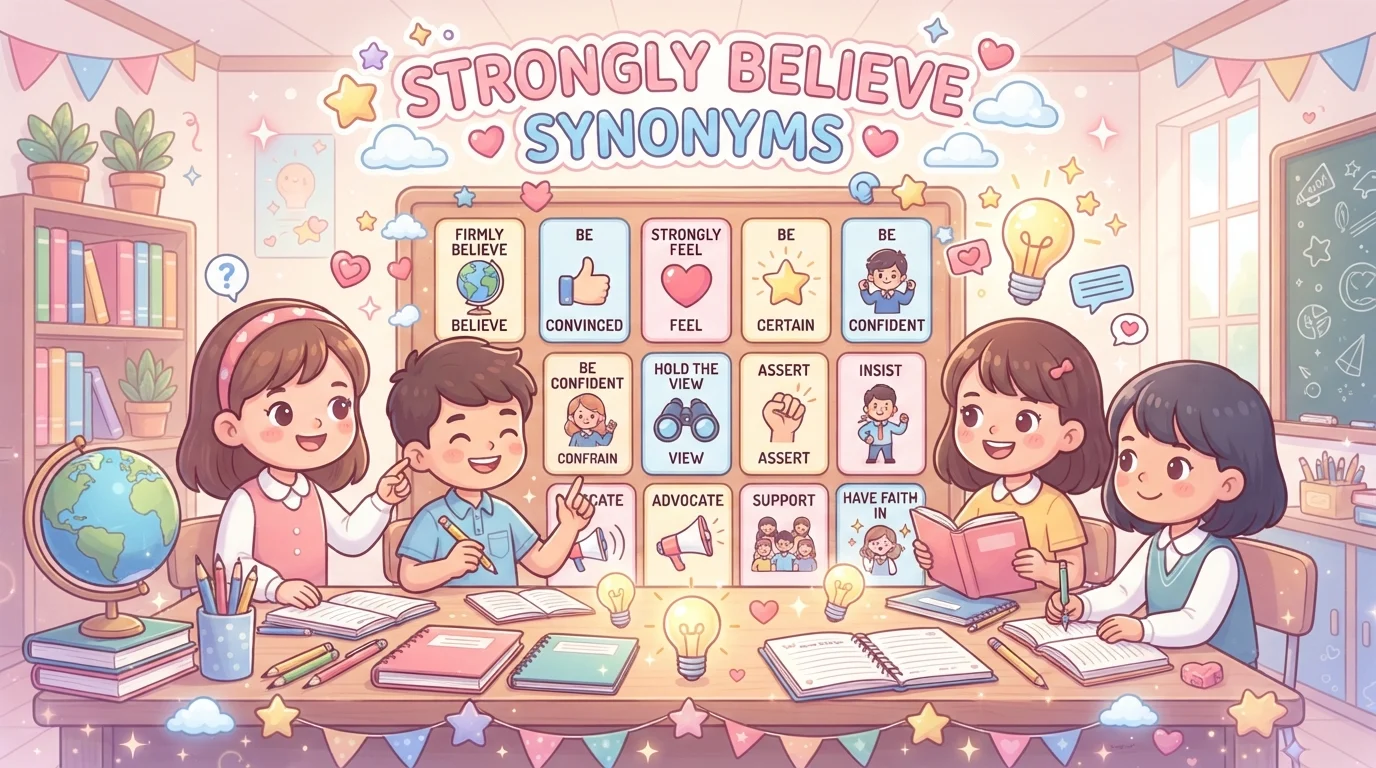 Strongly Believe Synonyms